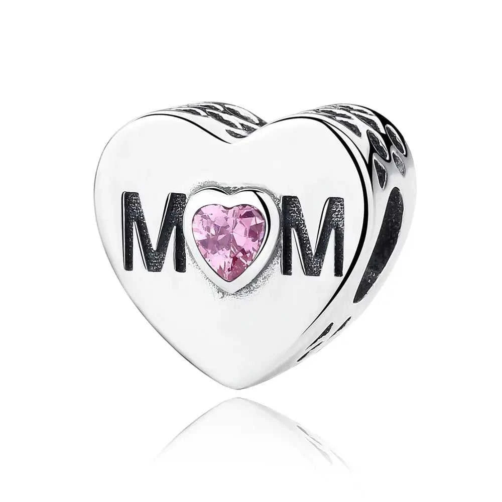 1 Pcs 925 Sterling Silver Family Jewelry Mother And Daughter Diy Pendant, Suitable For Women's Bracelets DIY Making jewelry The jack market .AU The jack market .AU Jewellery & Chains $ 50 14:202619806#S925