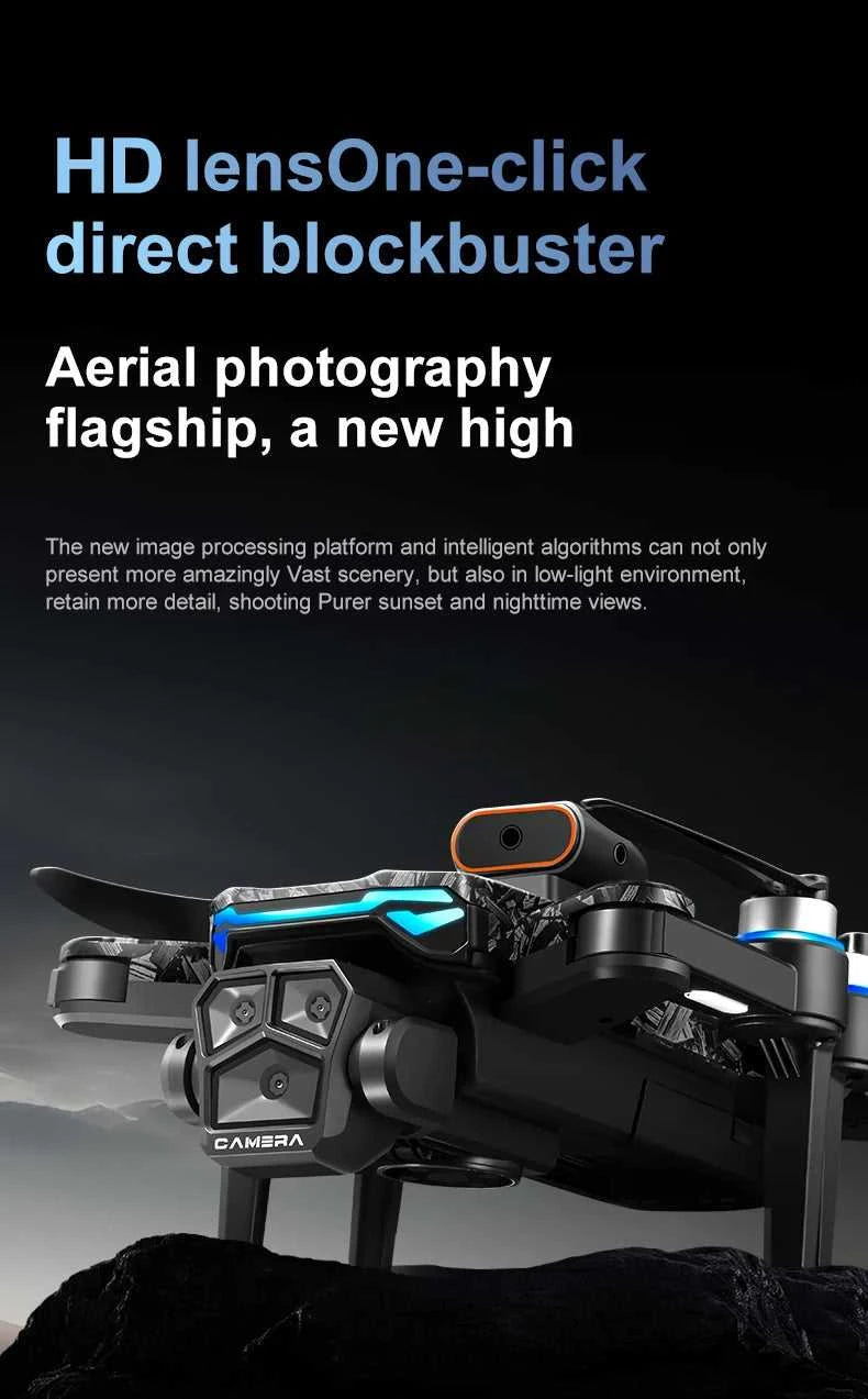 New D13 Drone 4K Professional HD Triple Camera 5G WIFI FPV Dron 360° Obstacle Avoidance Brushless Large Screen RC Quadcopter Toy The jack market .AU The jack market .AU Drones $ 123 14:173#D13-Screen Drone