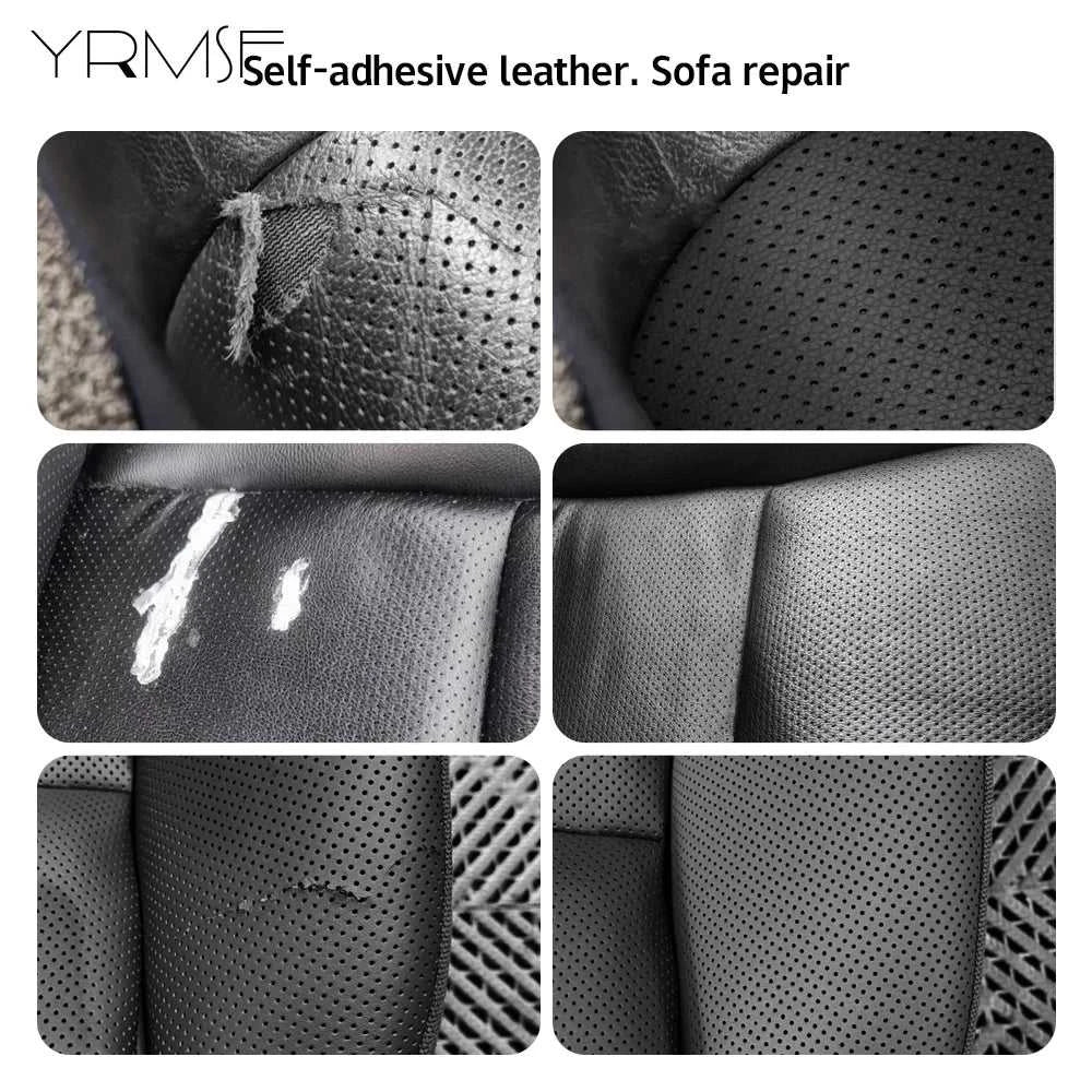 Breathable Perforated Leather Repair Sticker Furniture Sofa Self-adhesie PU Leather Patches for Sofa Hole Bags Car Seats Sticker The jack market .AU The jack market .AU Home $ 46 14:193#Black 40cmx150cm