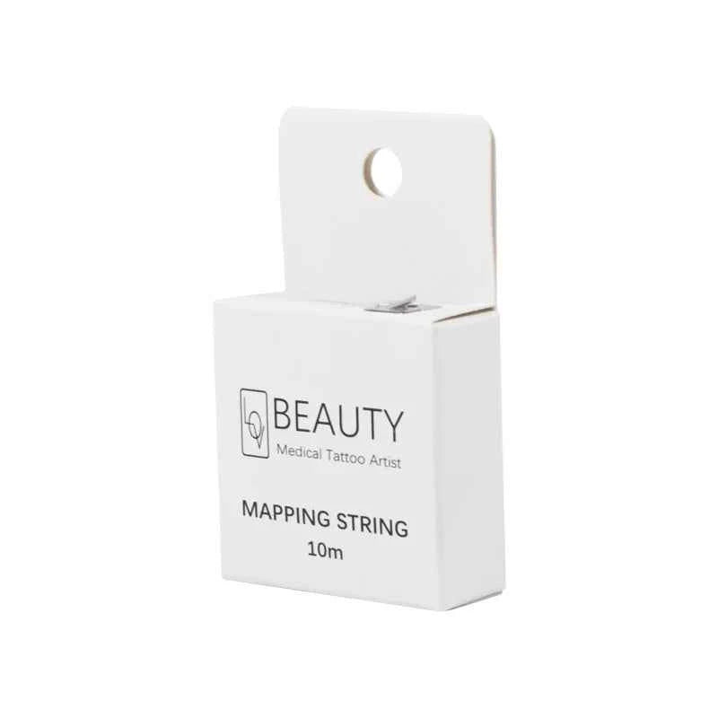 Microblading Mapping String - Liquid-Free Eyebrow Positioning Tool for Perfect Makeup Application