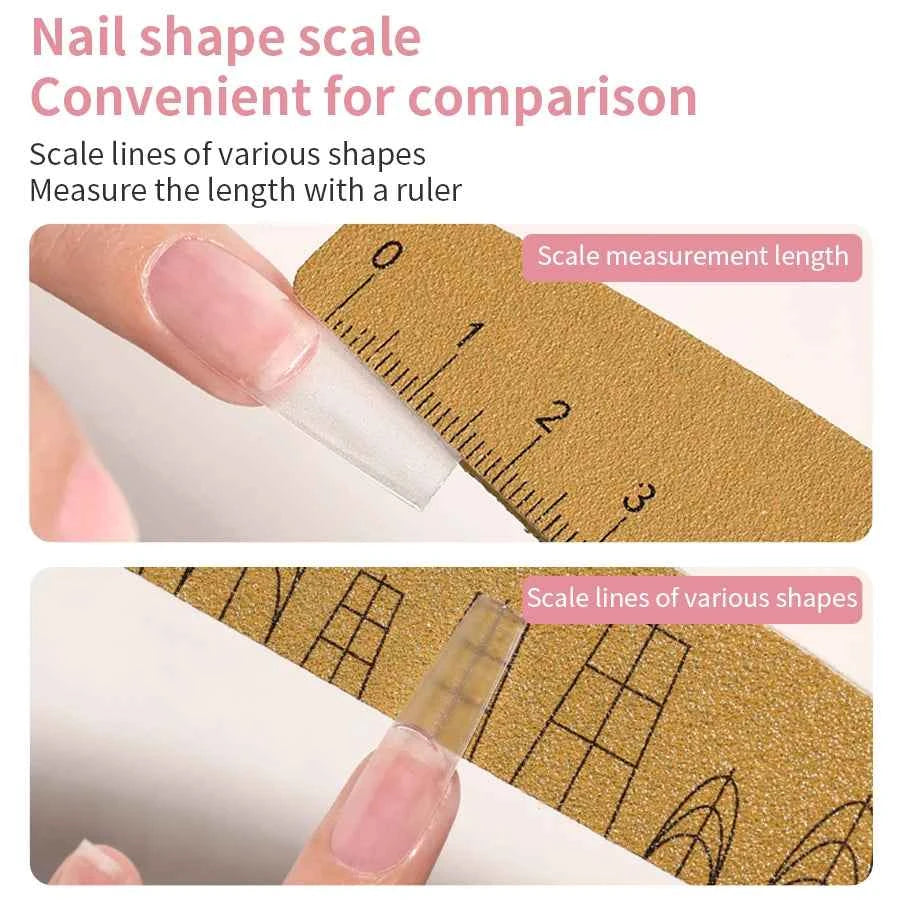 Nail Artistry Pro Nail File Set - Double-Sided 180/240 Grit for Precision Buffing & Professional Manicures (2/4/5/10pcs)
