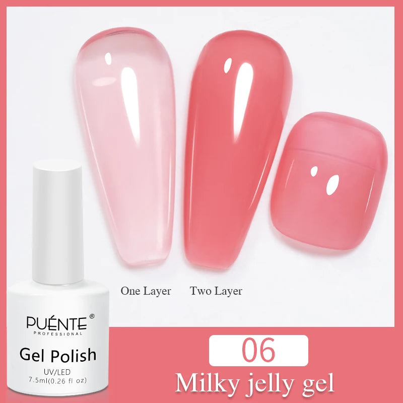 PUENTE Cat Eye Magnetic Gel Nail Polish - Vibrant Starry Galaxy Effect, Soak Off UV, 7.5ML
