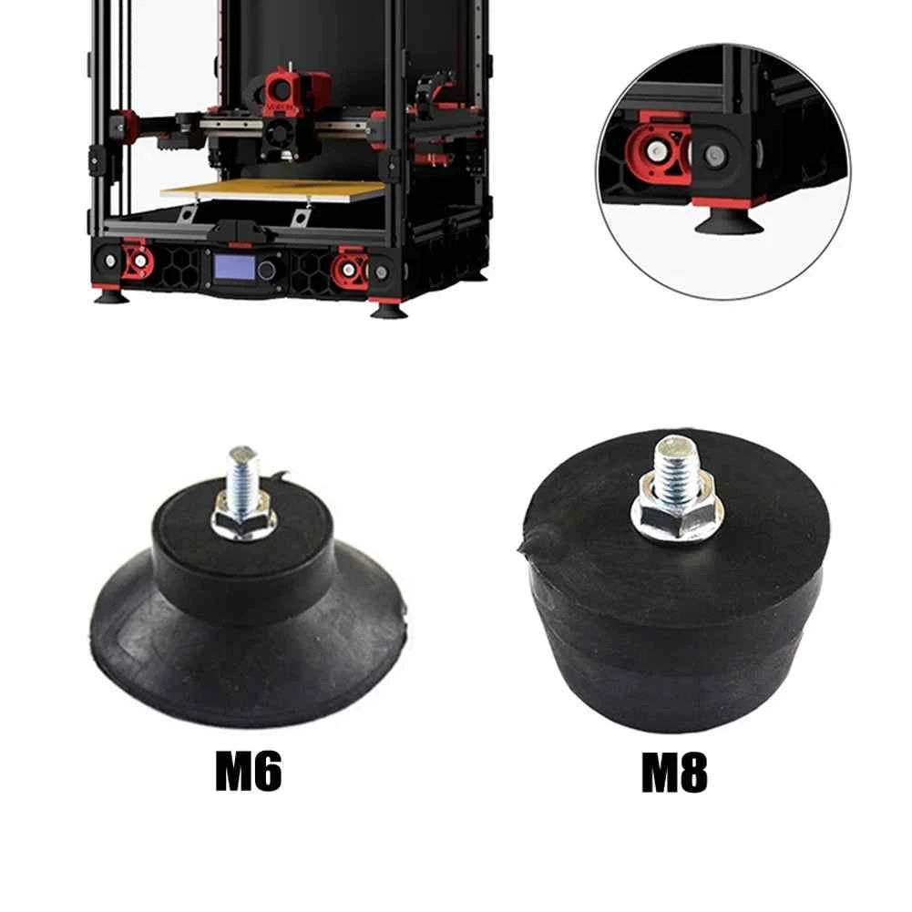 AirGuard Shockproof Compressor Foot Pad - Non-Slip M6/M8 Accessories for Oil-Free Air Pumps