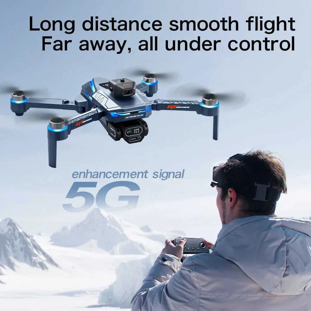Lenovo GT8 Drone 8K Professional Dual Camera GPS FPV Brushless Motor Optical Flow Hovering Folding Quadcopter 4K RC Dron Toys The jack market .AU The jack market .AU Drones $ 126 14:193#Blue-6k-Battery1