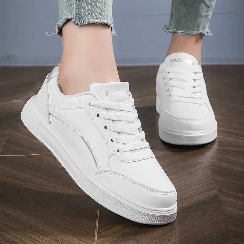 Hot Sell Women's Shoes Lightweight Casual Shoes Fashion Walking Shoes White Lace-up Sneakers Plus Size Platform Vulcanized Shoe The jack market .AU The jack market .AU Step Up Your Style: Trendy Shoes for Every Occasion! $ 73 14:193#White Silver;200000124:200000337
