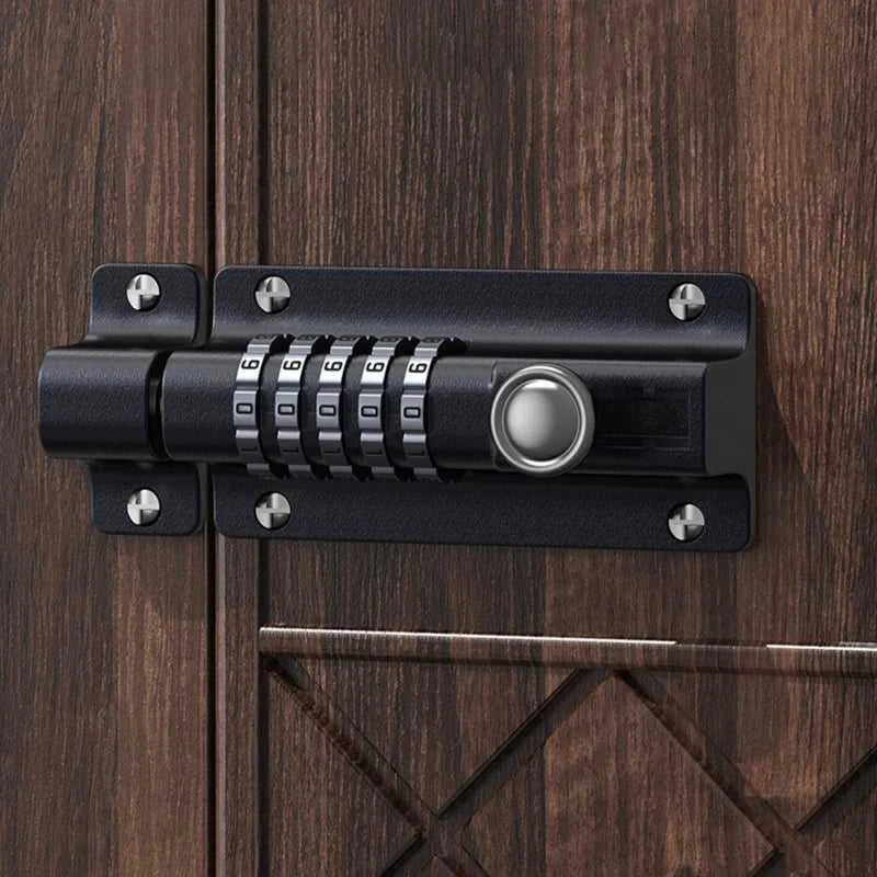 Deadbolt Lock Metal Doors Combination Key Outdoor Gate Portable Locks Household Wardrobe The jack market .AU The jack market .AU Home $ 63 14:771#Black