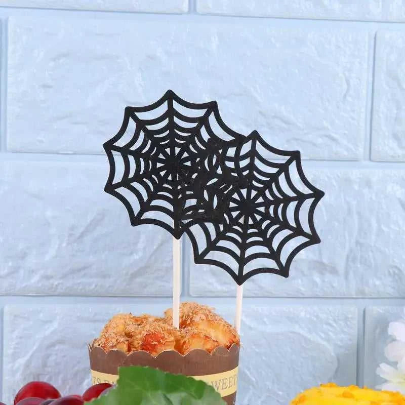 12 Pcs Wedding Decorations Spider Web Cupcake Ornament Picks Crab Topper Ornamentate Toppers Baby The jack market .AU The jack market .AU Home $ 21 14:193#Black;5:361386#M