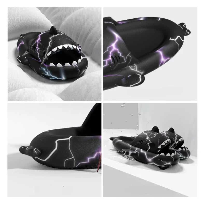 2025 Men Cool Lightning Shark Slippers Boys Bathroom Non-slip Sandals Outdoor Comfortable EVA Flip Flops Adult Soft Flat Shoe The jack market .AU The jack market .AU Step Up Your Style: Trendy Shoes for Every Occasion! $ 67 14:771#A;200000124:200000285#40-41