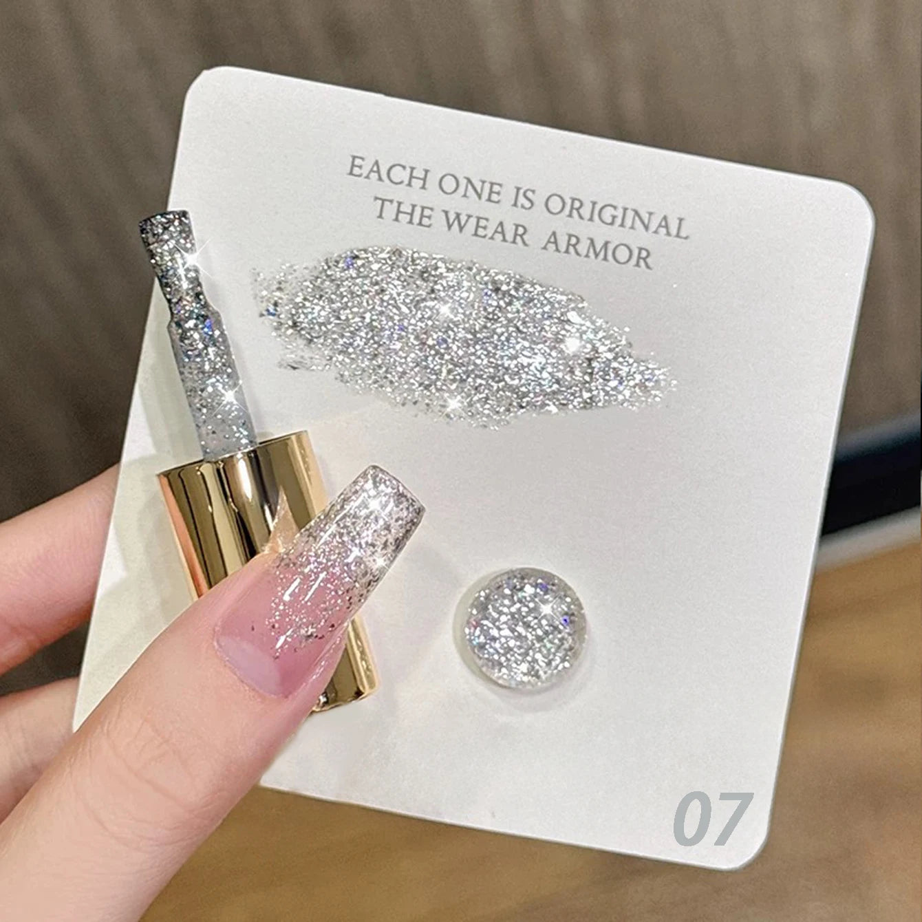 10ML 1-8pcs 2026 New Style Clear Universal White Glass Beads Cat Eye Magnet Gel Nail Polish Suitable For Toe Nails White Nails
