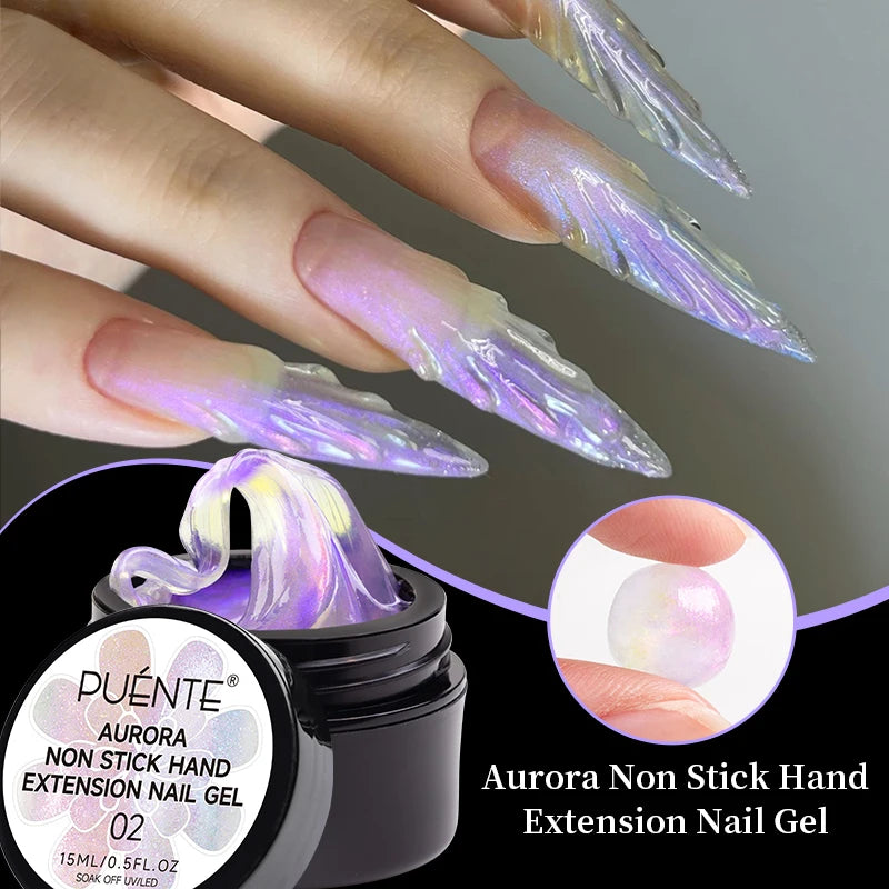 PUENTE Cat Eye Magnetic Gel Nail Polish - Vibrant Starry Galaxy Effect, Soak Off UV, 7.5ML