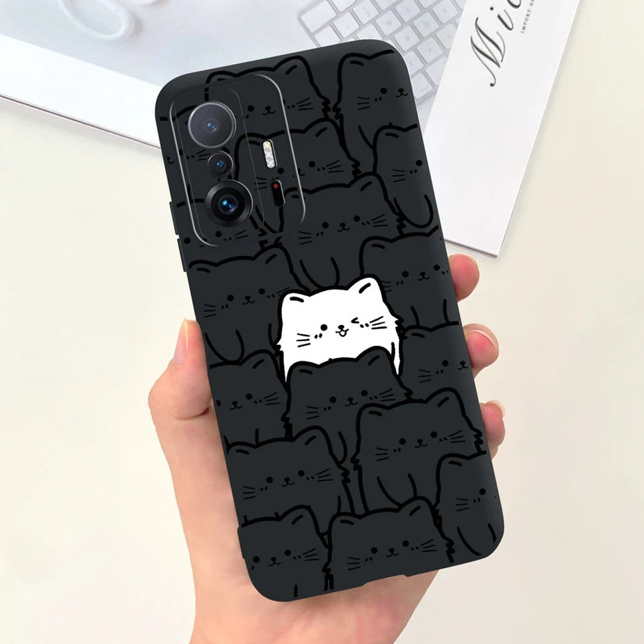 Xiaomi 11T Pro Case - Cute Cartoon Design, Soft Silicone Protection for Xiaomi Mi 11T Pro & 11TPro