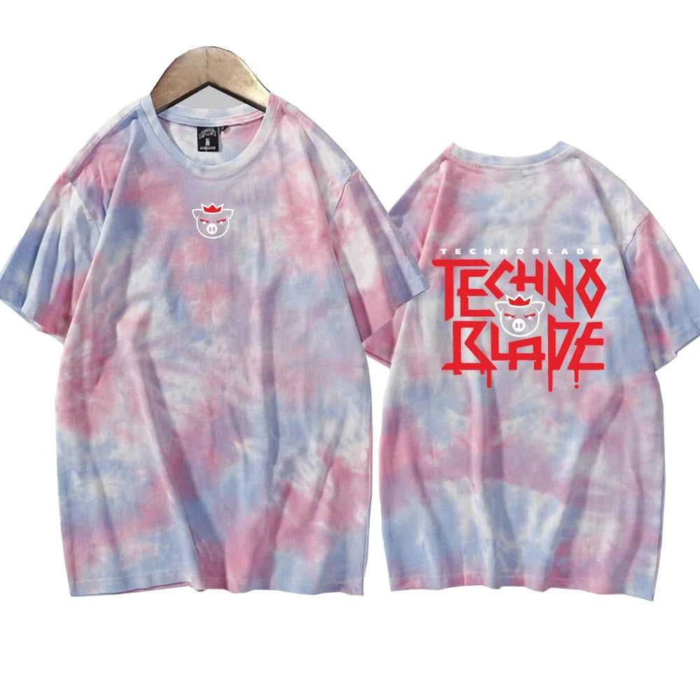 Hot Technoblade Dream Smp Print Tie Dye T Shirt Man Woman T Shirts Short Sleeve Tees Shirts for Men Women The jack market .AU The jack market .AU Men Fashion $ 35 14:1052;5:361385