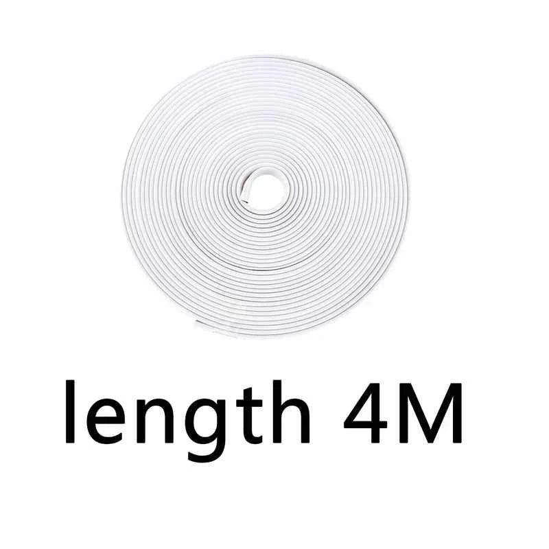 8M Car Wheel Rim Blades Protector Line Tire Guard Decorative Strip Rubber Moulding Trim More Color Car Sticker Styling