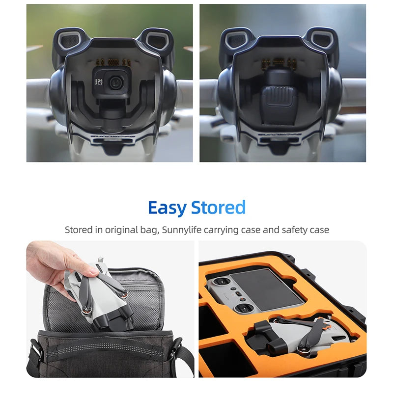 Mini 3 Drone Lens Cap Sunshade Protective Cover Gimbal Camera Lens Hood For DJI Mini 3 Accessories
