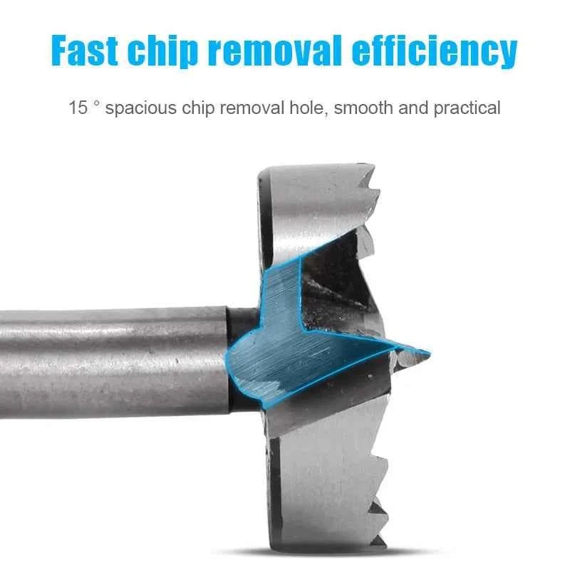 Multi-tooth Boring Drill Bits Set – Self-Centering Hole Saw for Precise Woodworking – 15/20/25/30/35/54mm Sizes