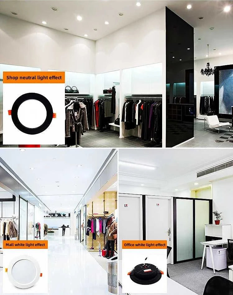 Ultra Pu tube light embedded dimmable Nordic panel light living room bedroom restaurant shop office AC85-240V LED lighting The jack market .AU The jack market .AU Home $ 70 136:201455535#Natural White 4000K;200000531:193#black;249:1425#30W