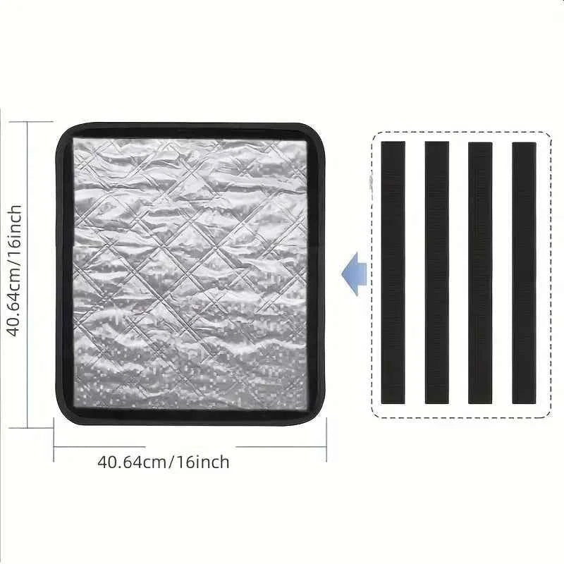 1set Caravan Vent Cover Foldable Insulating Shade Roof Ventilation Heat Reflection 40.64cm for Campers Trailers Camper Motorhome