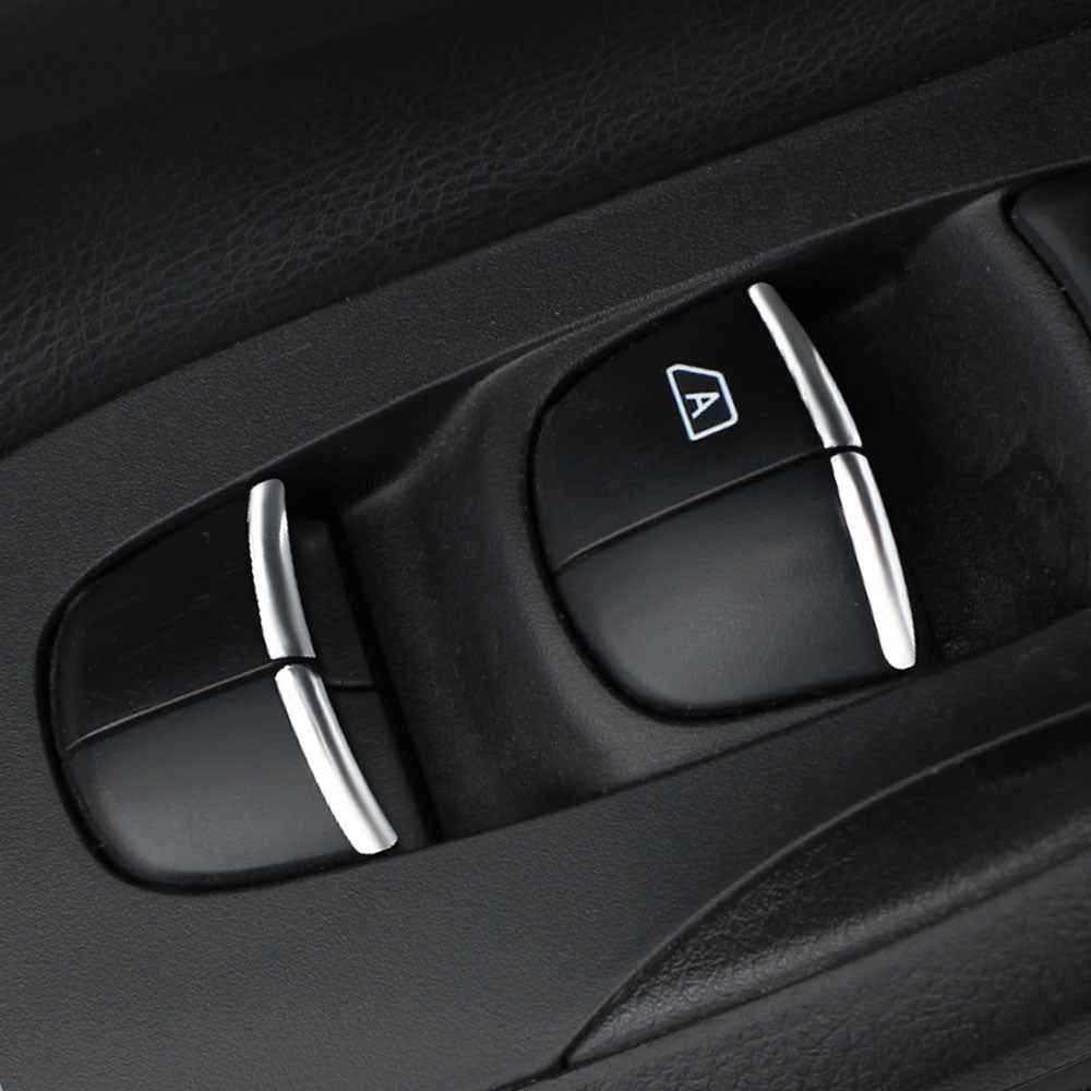 Car Window Lift Button Sequin Sticker for Nissan X-trail T32 Rogue March Sentra Versa Sunny Teana Altima Juke Kicks Qashiqai J11