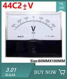 44C2 Analog DC Ammeter - Precision Measurement from 50μA to 500μA for Accurate Electrical Readings