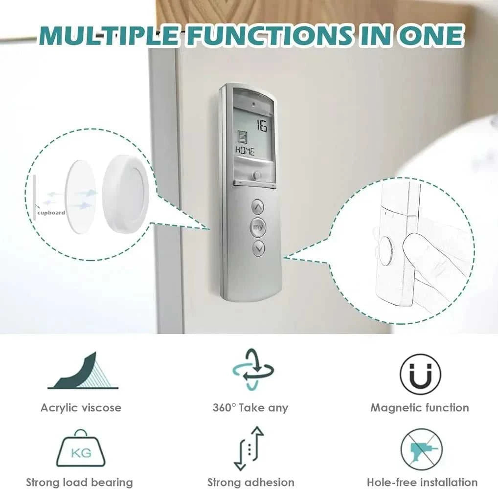 Strong Magnetic Hooks Wall Mount Magnet Remote Control Invisible Holder Keys Fridge Sticker Storage Hooks Home Organizer Hooks The jack market .AU The jack market .AU $ 25 14:202010806#White;5:200004186#5pcs