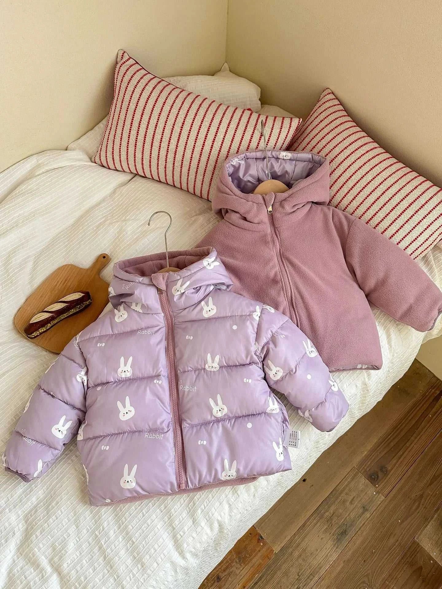 New Double-sided Down Cotton Jacket with Hooded Jacket for Children's Thickened Plush Children's Short Jacket The jack market .AU The jack market .AU Mum & Kids: Essential Products for Every Family $ 52 14:771#1;200000463:200004188