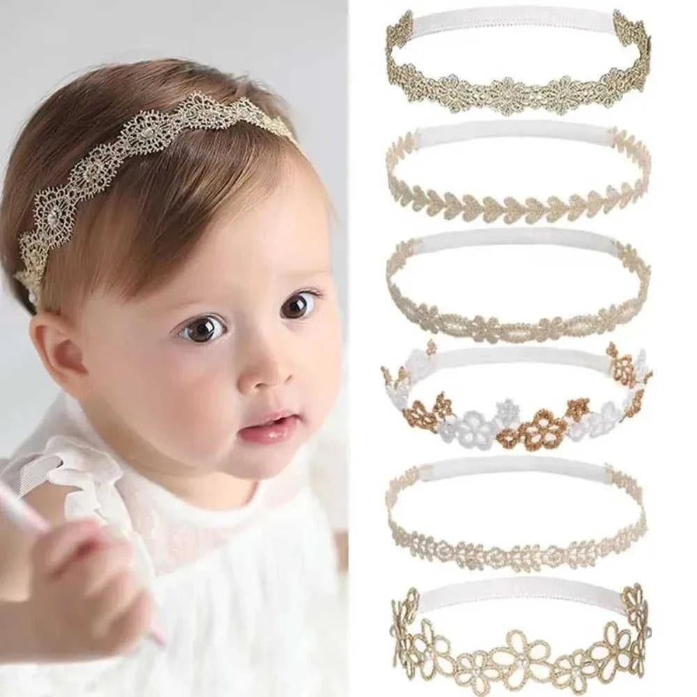 Cute Lace Headband Soft Newborn Elastic Turban Korean Princess Gold Hairband Skin Friendly Sweet Baby Headband Photography Prop The jack market .AU The jack market .AU Mum & Kids: Essential Products for Every Family $ 21 14:691#E