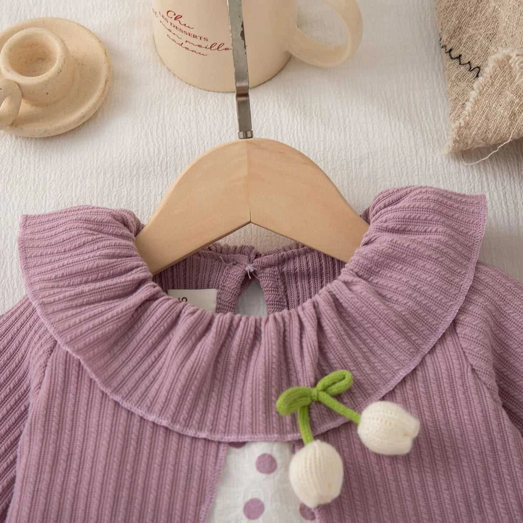 Baby Girl Birthday Party Dress Tulip Polka Dot Knitted Doll Neck Mesh Baby Girl Dress Gentle And Sweet Baby Girl Clothing The jack market .AU The jack market .AU Mum & Kids: Essential Products for Every Family $ 30 14:496;200000463:200661895#L(9-12M)