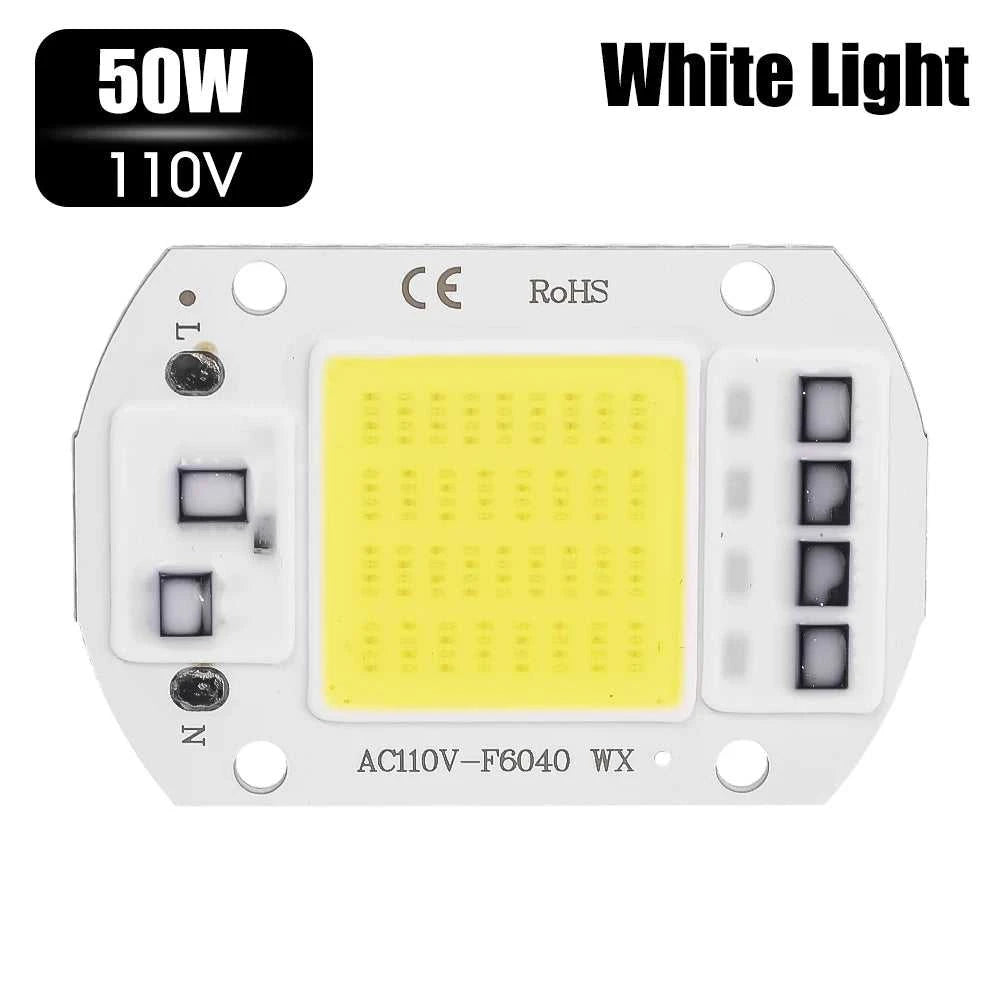 COB Chip LED Lamp 110V 220V 20W 30W 50W Smart IC No Need Driver Lampada LED Bulb Lamp for Flood Light Spotlight DIY Lighting The jack market .AU The jack market .AU Home $ 49 136:200002572#20W 220V warm