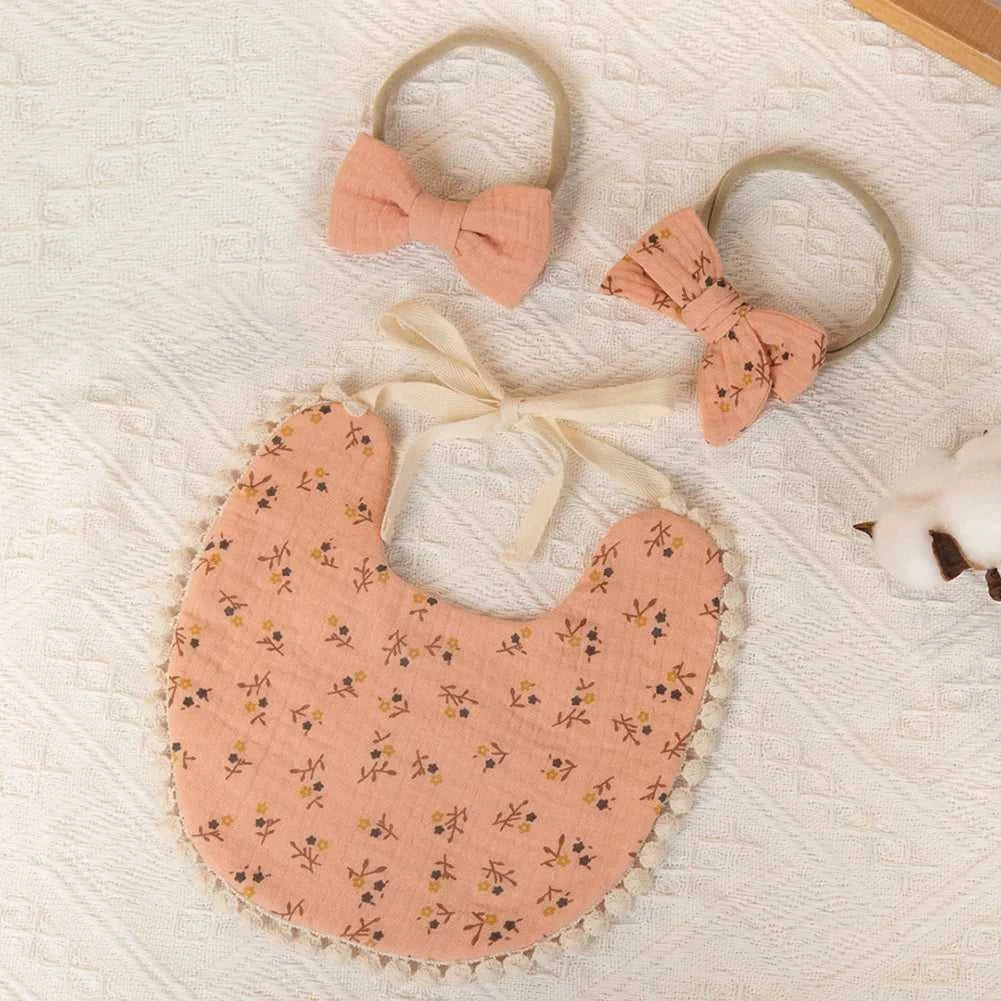9Sets/Lot Baby Flower Bibs & Headbands Bow Nylon Hairbands Double Side Saliva Towel Feeding Burp Cloth Scarf Boys Girls Headwear The jack market .AU The jack market .AU Mum & Kids: Essential Products for Every Family $ 52 14:200003699#mix color