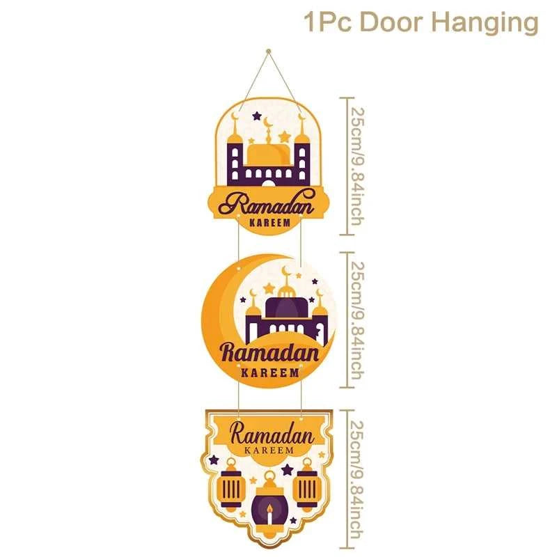 Eid Mubarak Door Hanging Flag Kareem Ramadan Decor for Home 2025 Ramadan Mubarak Islamic Muslim Party Decor Happy Eid Al Adha The jack market .AU The jack market .AU Home $ 20 14:202418806#paper door hanging 3