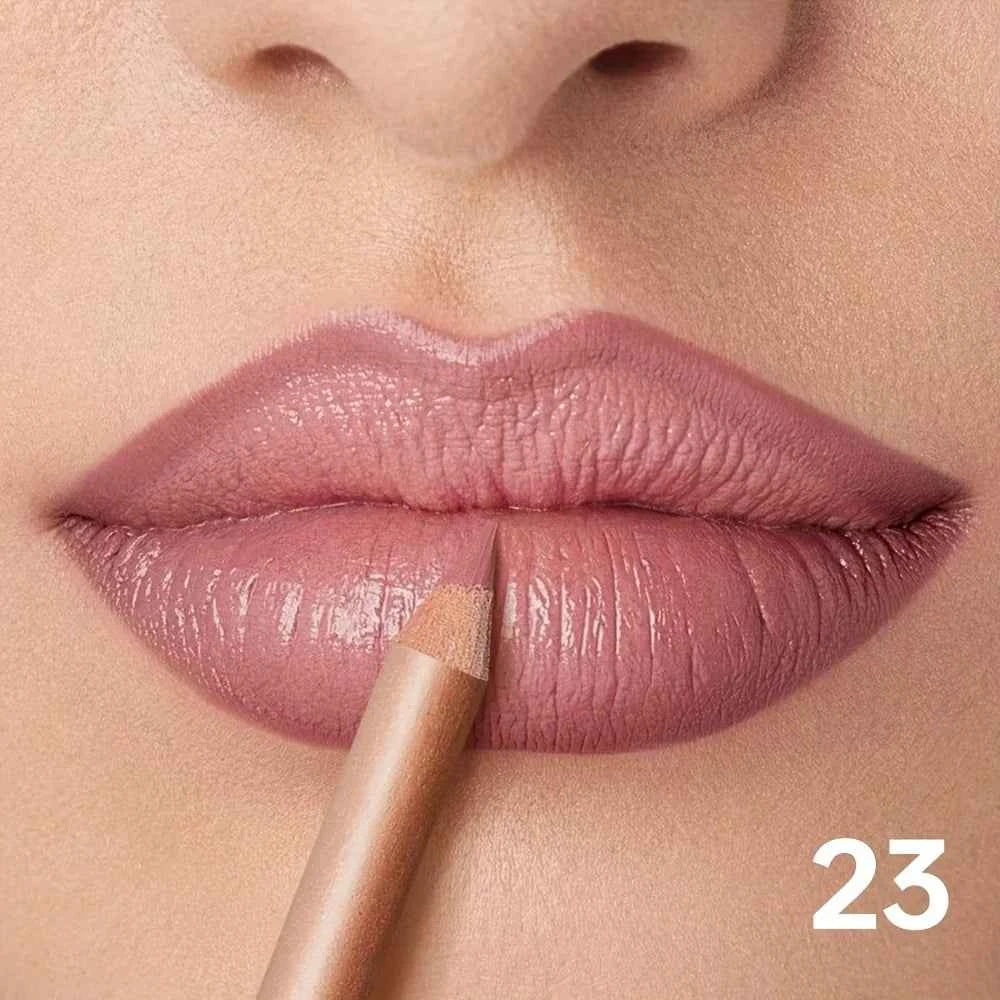 Waterproof Matte Lip Liner, Long Lasting High Pigment Lip Pencil, Smooth Precise Lip Contour for Women