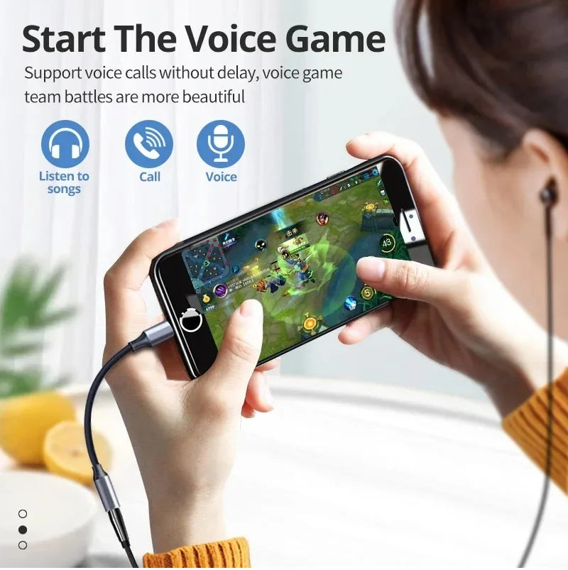 BrandName USB-C to 3.5mm Aux Adapter - Seamless Audio Experience for iPhone 15 Pro, Samsung Galaxy S24/S23