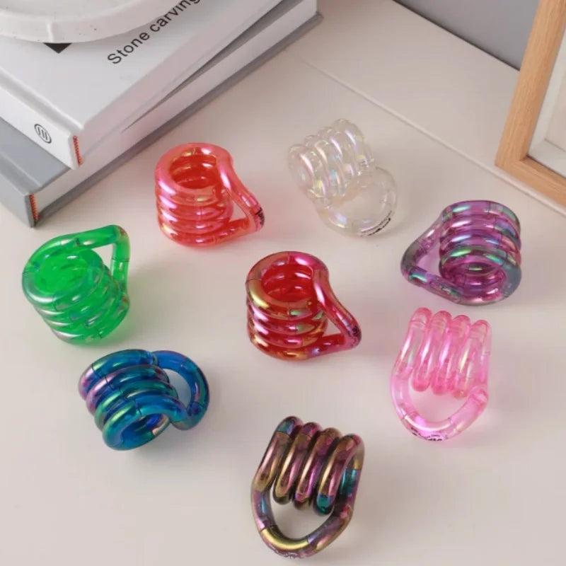 Official Genuine Twist Music Warm Transformation Adult Stress Relief Tool Adhd Concentration Training Finger Toy