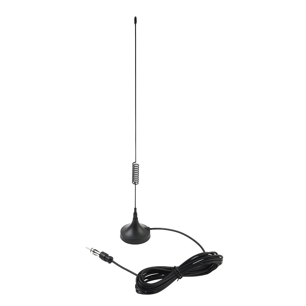 Auto Stereo Radio FMAM Signal Aerial, Car Signal Booster Antenna, Dual Band 144/430Mhz, 31cm Antenna Length, Easy Installation