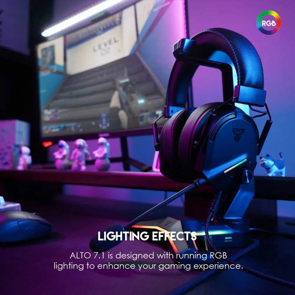 FANTECH ALTO 7.1 HG26 Gaming Headset Witch Noise Cancelling Detachable Microphone Surround Sound RGB Wired USB Headphone For PC The jack market .AU The jack market .AU Accessories Electronics $ 104 14:193