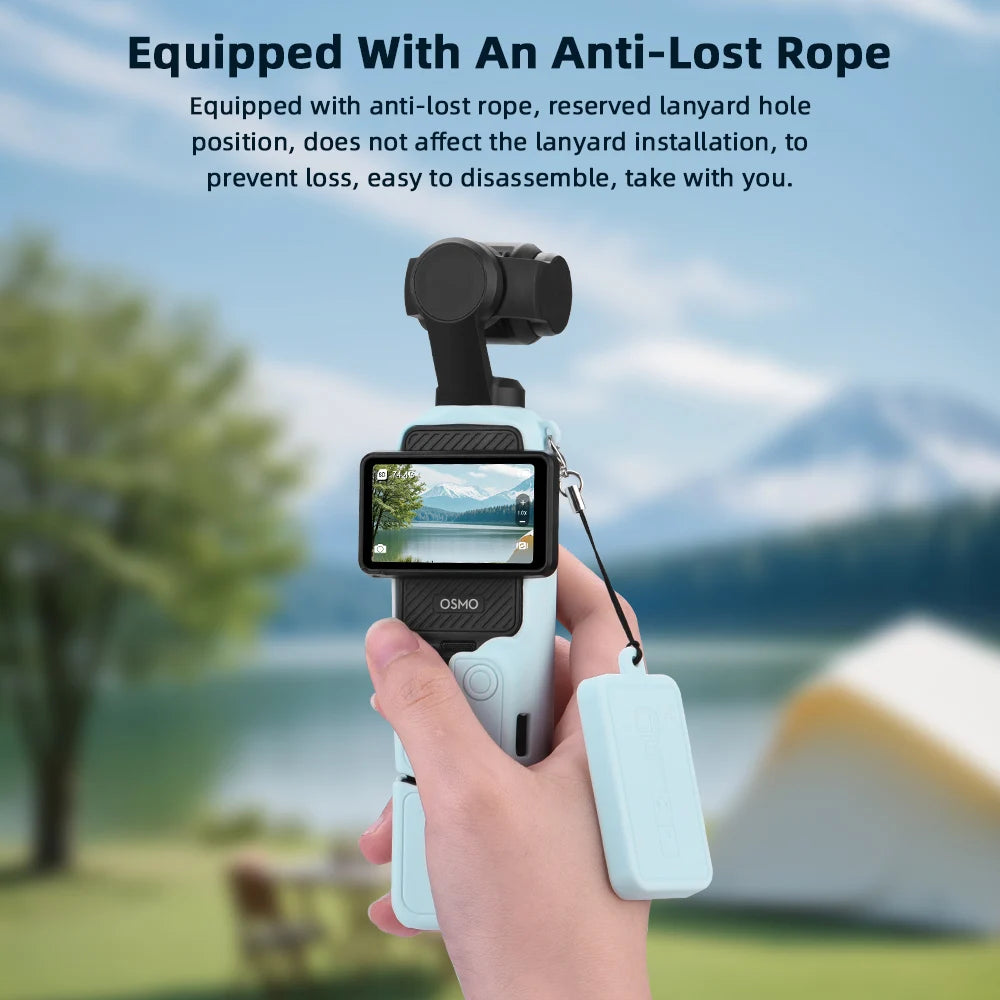 Silicone Cover Protective Case Camera Lens Protector Scratch-Resistant Lens Cover For DJI OSMO Pocket 3 Camera Shell Accessories