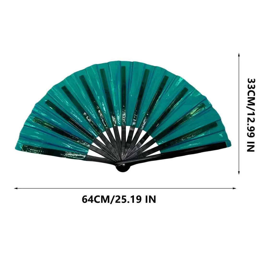 Raves Hand Fan Foldable Craft Holding Lasers Colors Hand Fan Festival Handheld Folding Fan For Dance Decoration Holiday Party The jack market .AU The jack market .AU Home $ 29 14:200000195#silver;200467261:203031825#64x33cm