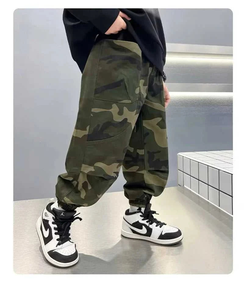 Boys Camouflage Cargo Pants Autumn Big Kids Casual Sport Pants Spring Teenage Joggers Trousers Children Streetwear Baggy Pants The jack market .AU The jack market .AU Mum & Kids: Essential Products for Every Family $ 43 14:193#Black;200000463:200004200#13-14T(Size 170);200007763:201336100