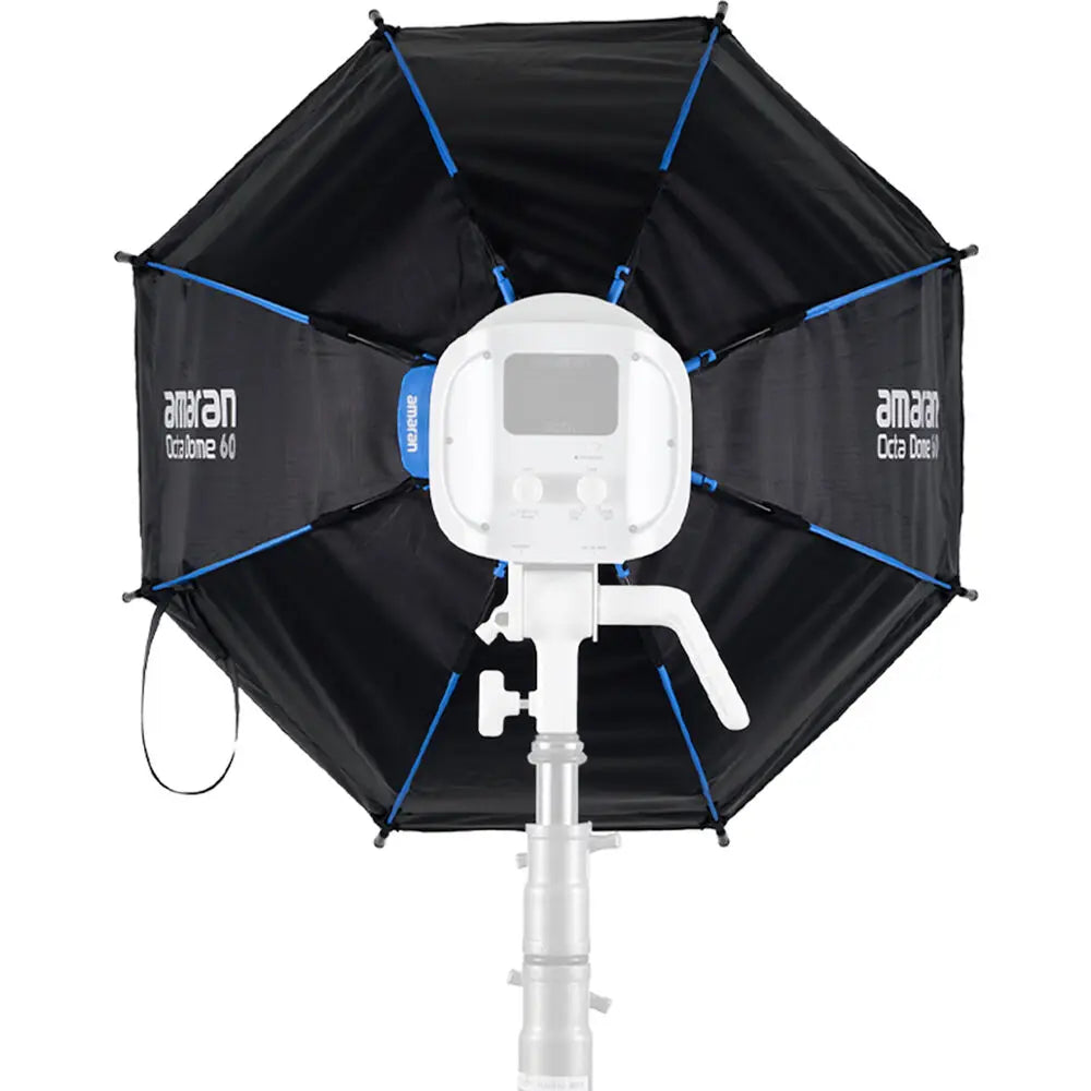 Amaran Octa Dome 60 Quick Release Octagonal Softbox with Honeycomb Grid for Amaran 300c 150c 200xS 60xS 300x 600x Pro by Aputure