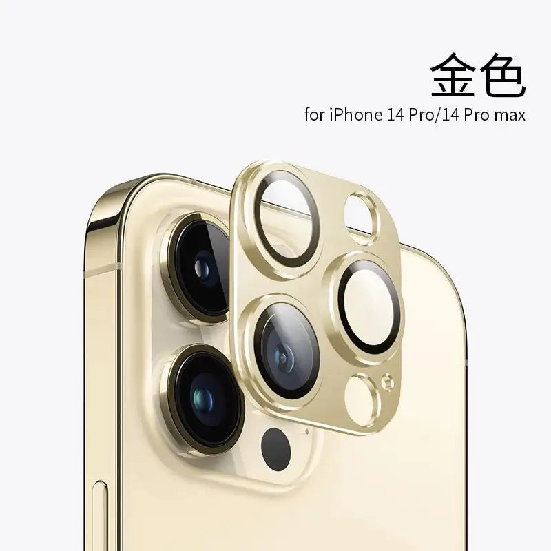 iPhone LensGuard - 9H Tempered Glass Camera Protector for iPhone 14, 15, 16 Pro Max & Plus