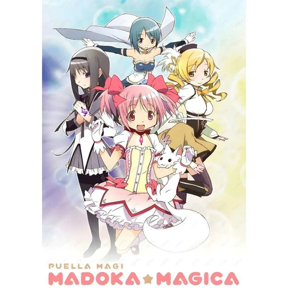 Puella Magi Madoka Magica Pink Girl Poster Sticky Wall Art Printing Waterproof Home Living Bed Room Bar Aesthetic Decor The jack market .AU The jack market .AU Home $ 27 14:29#z10;5:1105#40X50cmNoframe