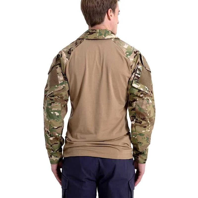 Men's Camouflage Tactical Shirt 1/4 Zip Long Sleeve Combat T Shirt Cotton Camo Uniform Airsoft Shirts The jack market .AU The jack market .AU Men Fashion $ 48 14:365458#CP;5:4182#CN XXL
