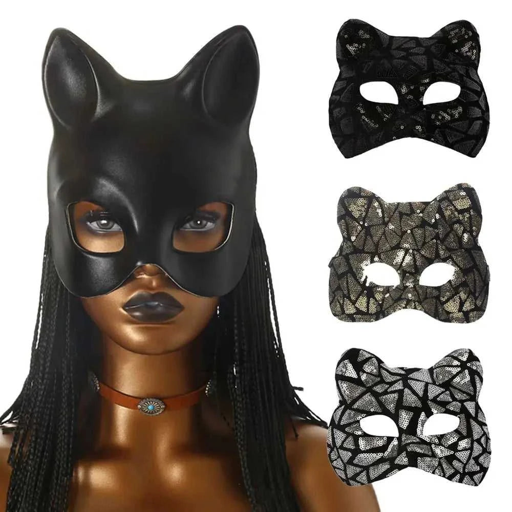 Fashion EVA Cat Girl Mask Venetian Party Half Face Masquerade Mask Party Makeup Ball Mardi Gras Mask The jack market .AU The jack market .AU Home $ 23 14:771#1