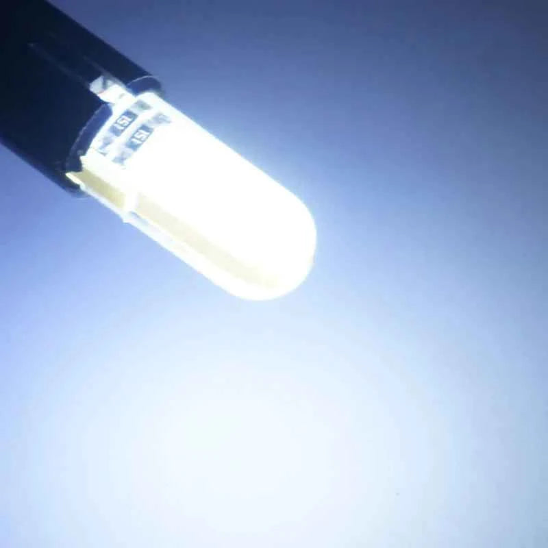 10/20/30/50 PCS T10 W5W LED Bulb For Car Interior Dome Reading Maps Trunk License Plate Side Lights 12V COB 7000K White Red Blue