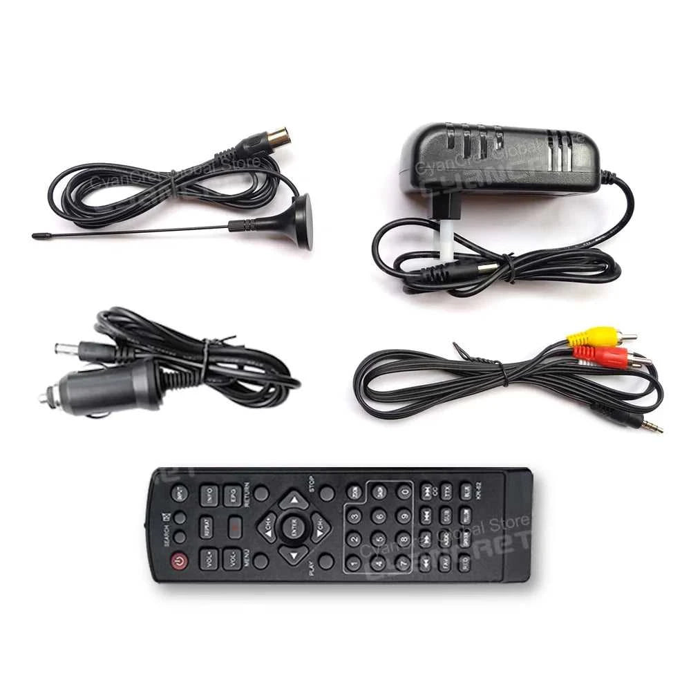 LEADSTAR D14 14" Portable TV DVB-T2 TDT ATSC ISDB-T Analog Mini Small Car Television Without Battery Support HD-IN H.265 AC3 The jack market .AU The jack market .AU Accessories Electronics $ 207 <none>