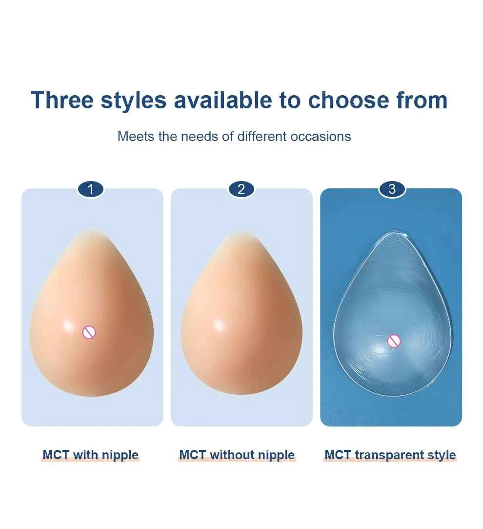 ONEFENG Silicone Breast Forms - Realistic Mastectomy Prosthesis for Crossdressers & Transgender Cosplay