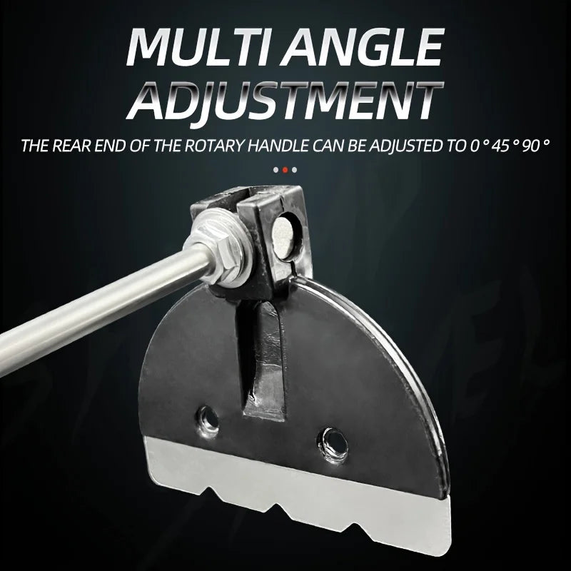 1 Piece Adjustable Multi-Angle Shrimp Bait Shovel-Stainless Steel Fishing Shovel, Non-Slip Plastic Handle, Mixing Bait Tool