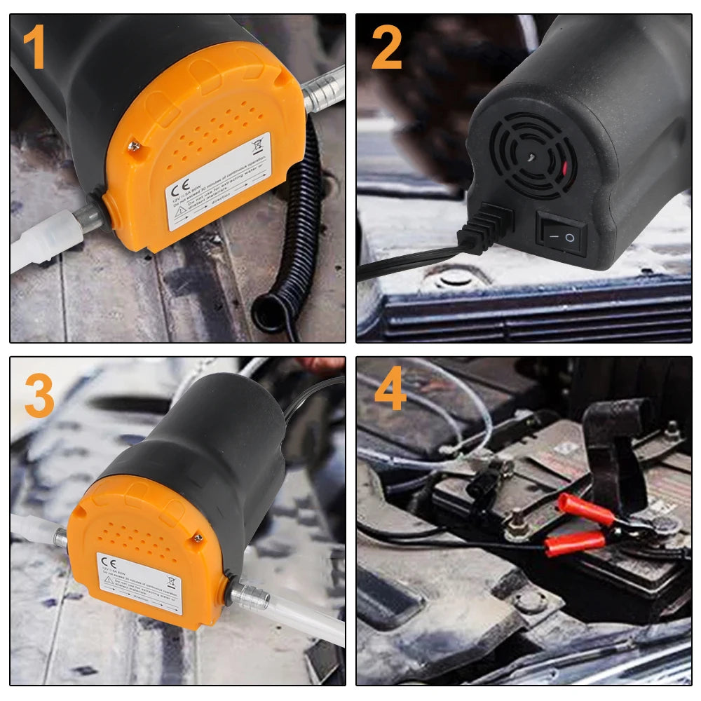 Water And Oil Absorption Electric Automatic Vacuum Pumps Car Engine Oil Pump Car Hose Car Gas Oil Pump Fuel Tank Tools