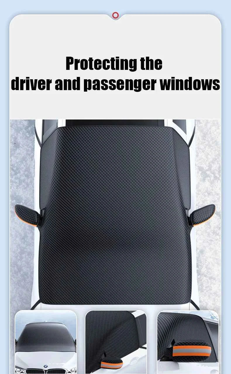 Magnetic Car Front Windscreen Cover Automobile Sunshade Windshield Snow Sun Shade Waterproof Exterior Covers Accessories