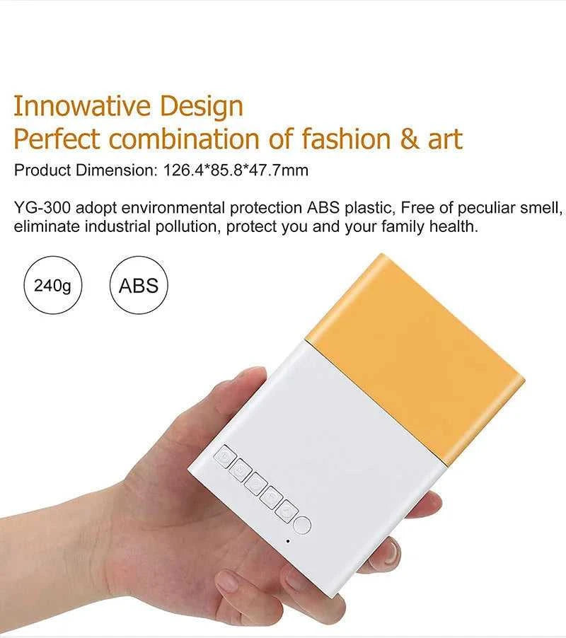 Projector for home use, mini projector for children's bedroom, portable projector, supports 4K ultra-high definition. The jack market .AU The jack market .AU Home $ 80 14:202429827#White